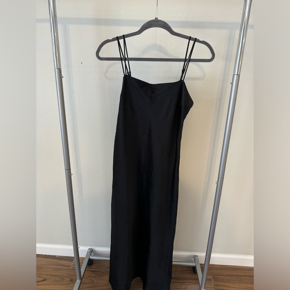 Abercrombie & Fitch Little Black Slip Dress - 45 inches - size M
